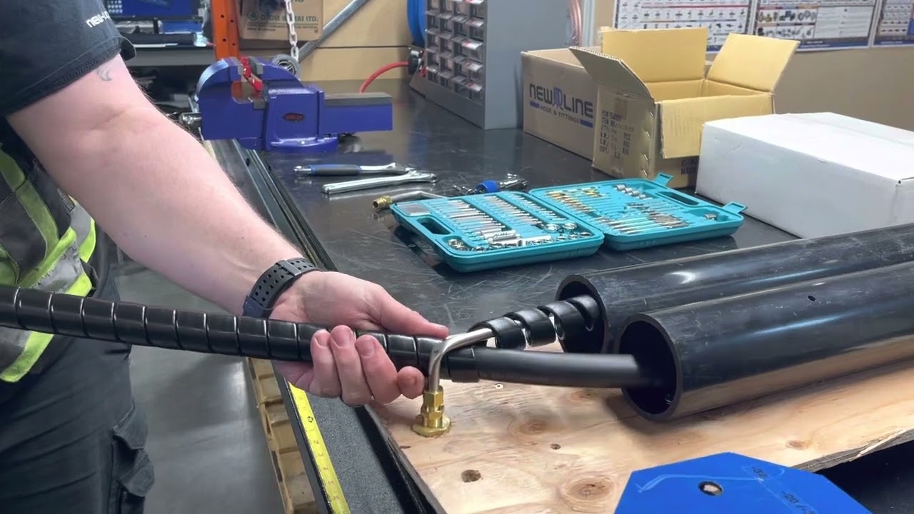 hose wrapping machine