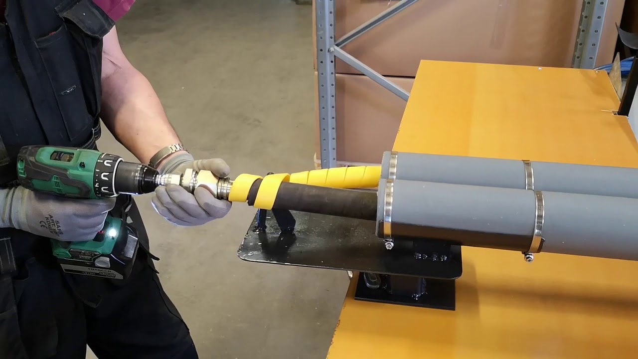 hose wrapping machine