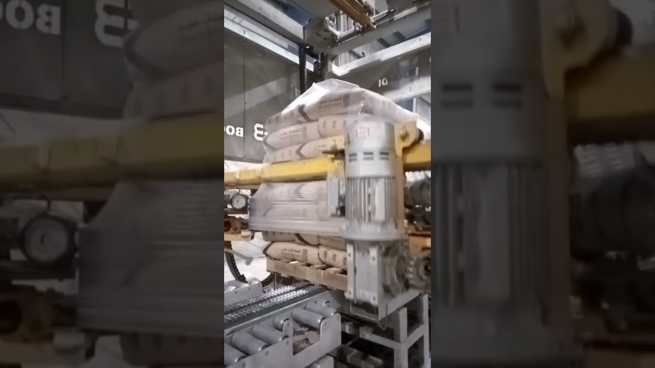 Pallet wrapping machine