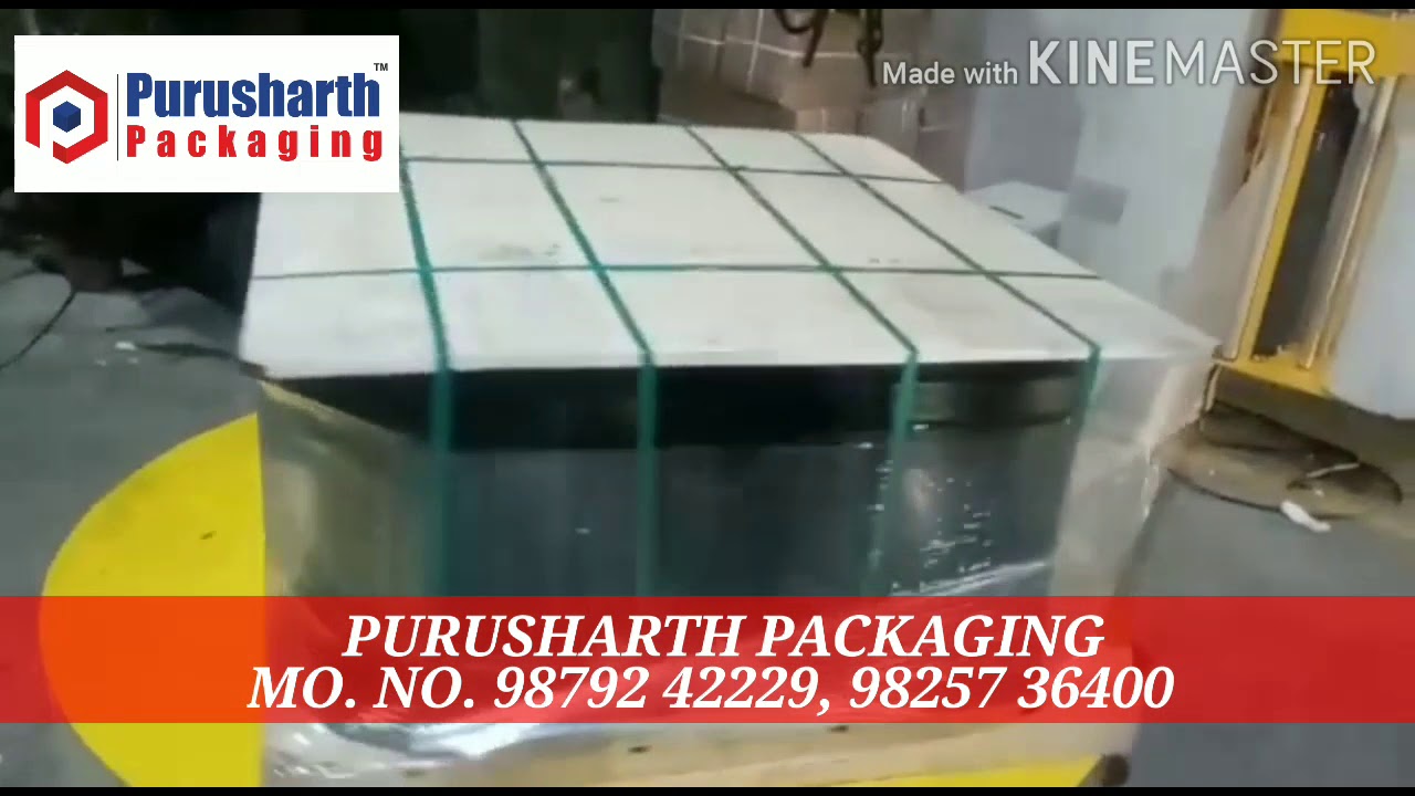 Pallet wrapping machine