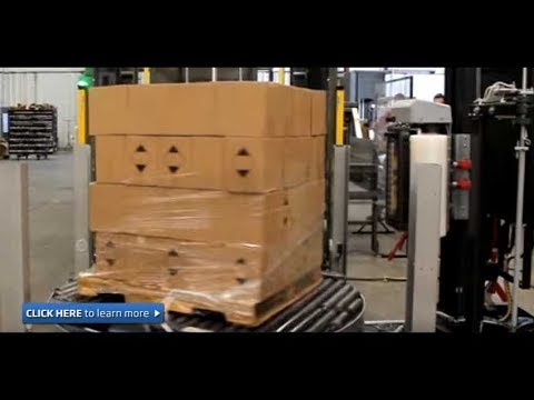 Pallet wrapping machine
