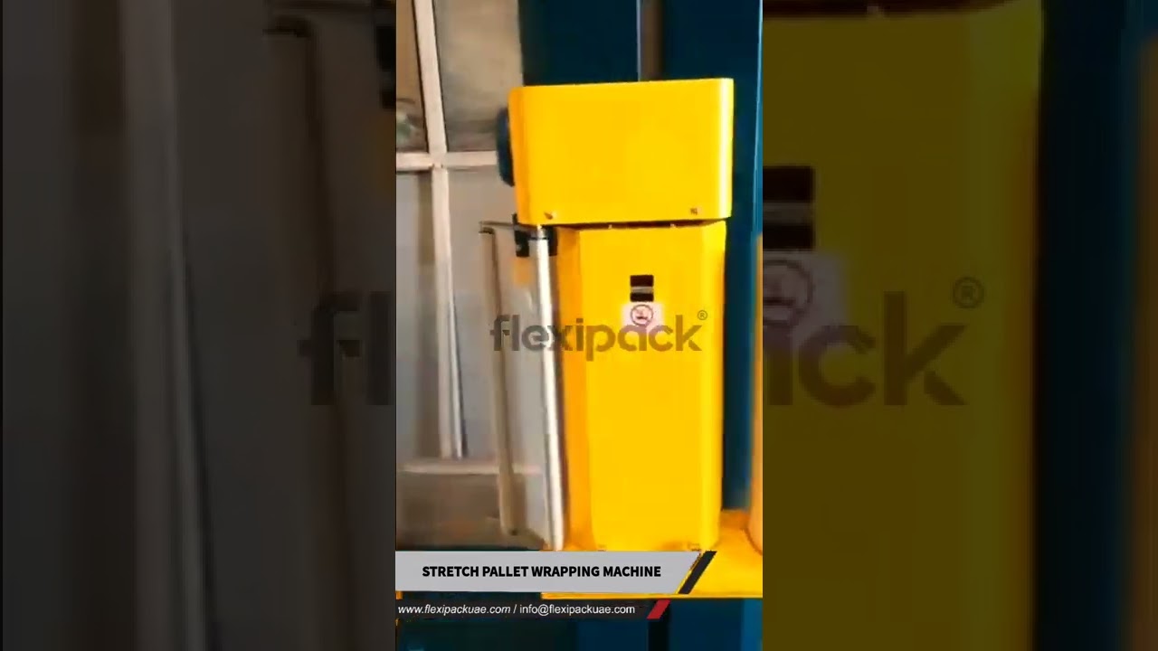 Pallet wrapping machine