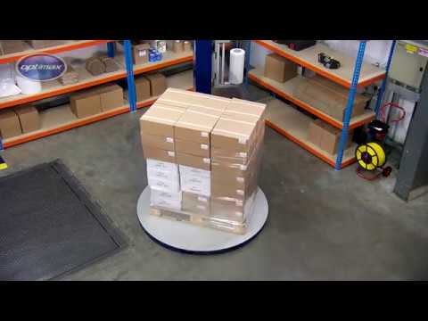Pallet wrapping machine