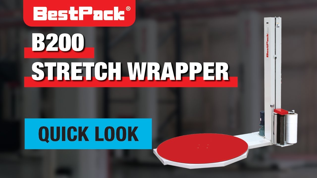 Pallet wrapping machine