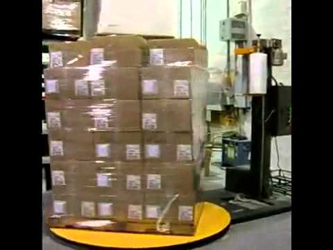 Pallet wrapping machine