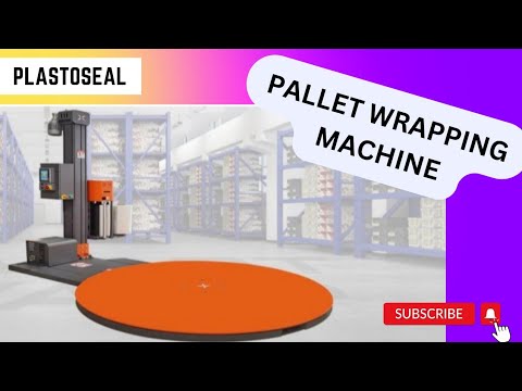 Pallet wrapping machine