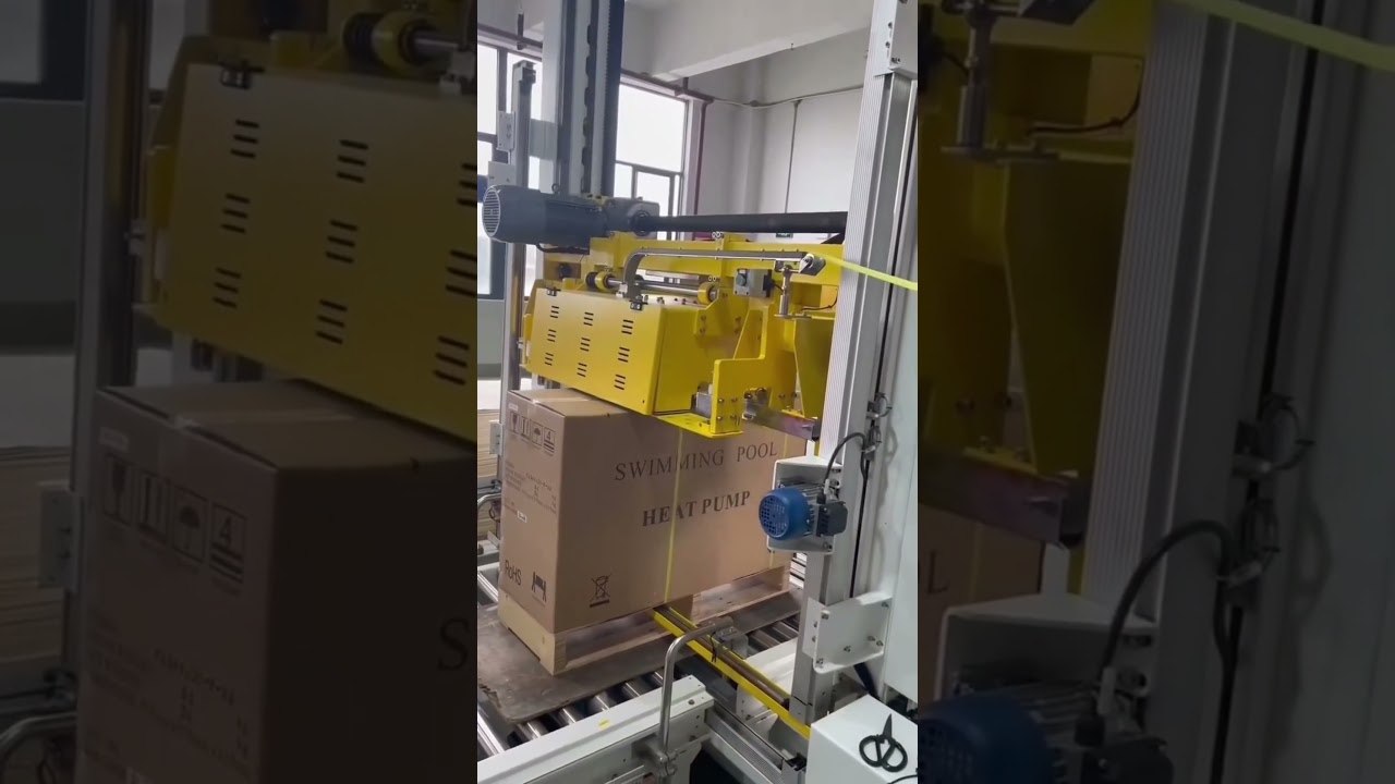 Pallet wrapping machine