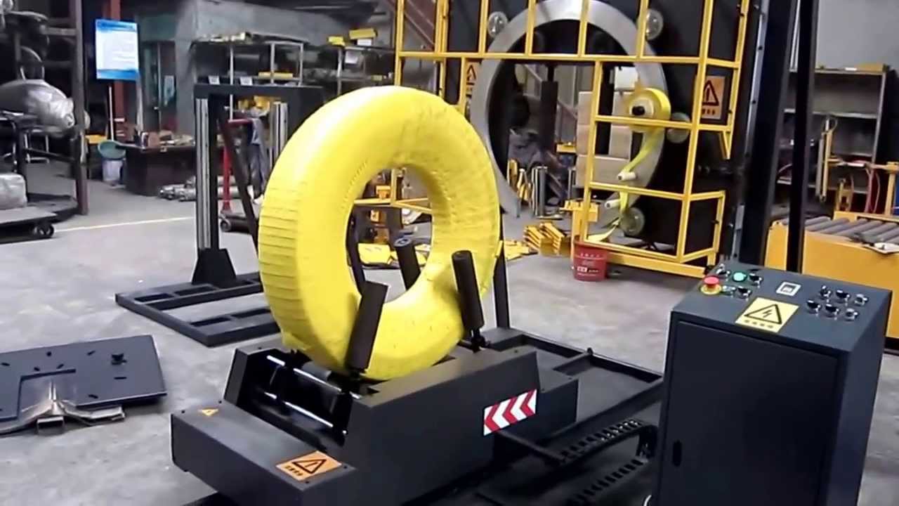 steel coil packing machine