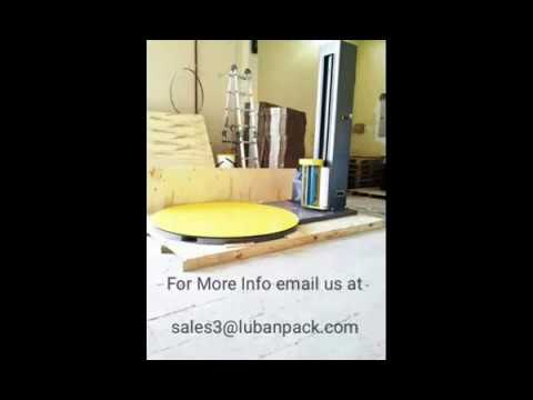 Pallet wrapping machine