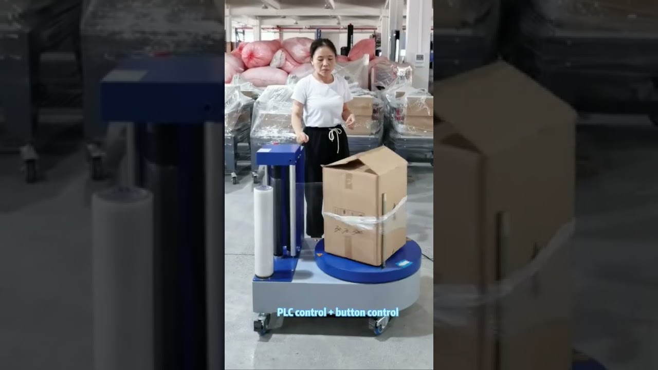 Pallet wrapping machine
